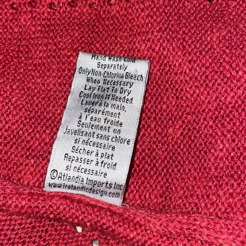 Icelandic Design Linen / Cotton Sweater Small - Picture 6 of 7
